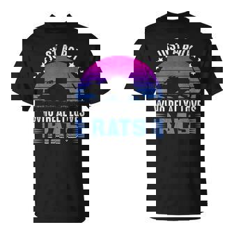 Just a Boy Who Really Loves Rats Animal Enthusiasts Fall Fun T-Shirt | Mazezy