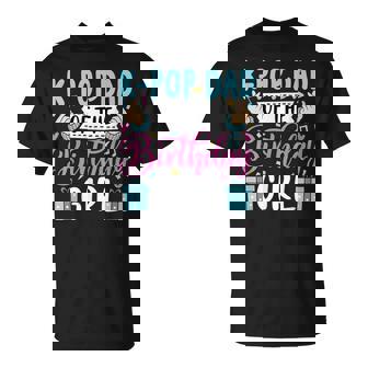 K-Pop Dad Of The Birthday Girl T-Shirt - Thegiftio