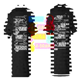 K-Pop Ramen Boba K-Drama Fans Korean T-Shirt | Mazezy