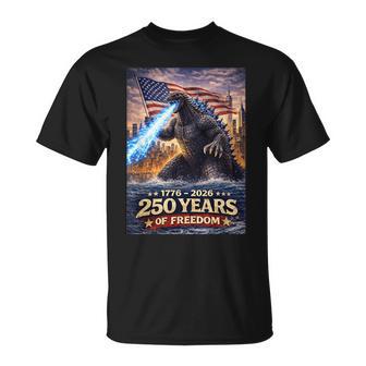 Kaiju Monster Japanese 250 Years 1776 2026 4Th Of July T-Shirt | Seseable UK