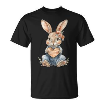 Kaninchen Hasenohren Osterhasen Kostüm Osterdeko Ostern T-Shirt - Geschenkecke