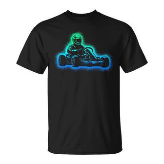 Kart Rennen Go Karts Motorsport Jungen Kinder Go-Kart T-Shirt - Geschenkecke