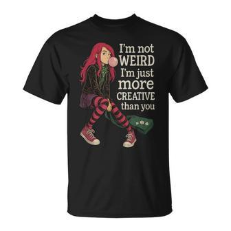 Kawaii Anime Girl Kawaii Clothes Anime Clothing Goth Girl T-Shirt - Monsterry