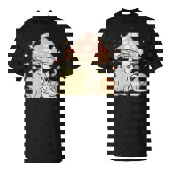 Kawaii Frog Snail Mushroom Cute Forest Friends Women Girls T-Shirt | Mazezy