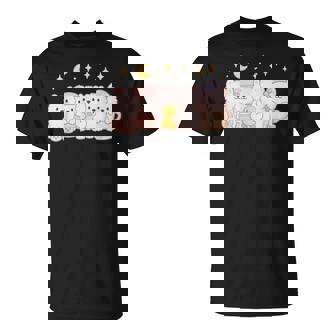 Kawaii Samoyed Puppy Squad Cute Duck Teacup Macaron Art T-Shirt | Mazezy