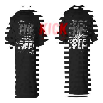 Kickboxing Quote Boxer Coffee T-Shirt | Mazezy