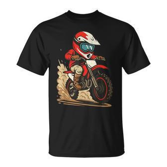 Kids Dirt Bike Motocross Motorcycle For Men Women Boys Girls T-Shirt | Mazezy