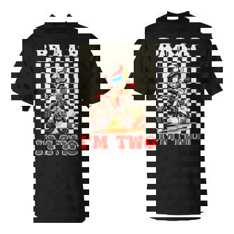 Kids It's My 2nd Birthday Boy Motocross Dirt Bike 2 Year Old T-Shirt | Mazezy