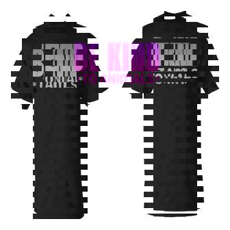 Be Kind To Animals Animal Rescue Shelter Pet Adoption T-Shirt | Mazezy