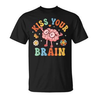 Kiss Your Brain Teacher For Back To School T-Shirt - Thegiftio UK
