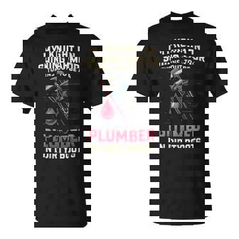 My Knight In Shining Plumber Wife Women Girlfriend T-Shirt | Mazezy