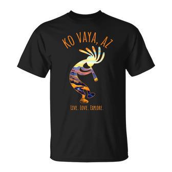 Koaya アリゾナ Usa ダンシング ココペリ 南西部デザイン Tシャツ - Kawaiitshirt