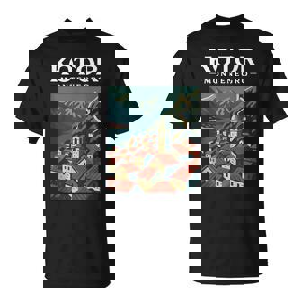 Kotor Montenegro Fortress Travel Vintage Fjord Adriatic Town Tank Top T-Shirt | Mazezy