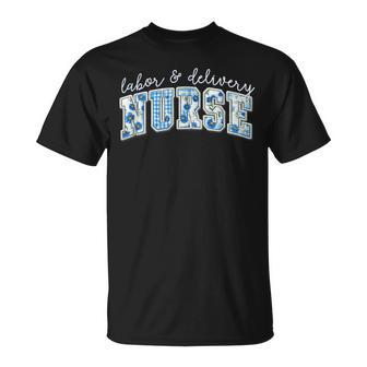 Labor And Delivery Nurse Spring Coquette Bow L&D Nurse T-Shirt | Seseable UK