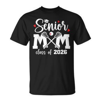 Lacrosse Senior Mom Class Of 2026 Lacrosse Senior Mama T-Shirt | Mazezy