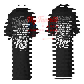 Ladies Mama Favorite Proud Sailor Mom Mother US Mom's T-Shirt | Mazezy