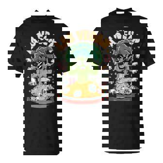 Las Vegan Broccoli With Casino Chips And Sunglasses T-Shirt | Mazezy