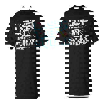 Laser Tag Squad Indoor Lasertag Team Laser Tag Player T-Shirt | Mazezy