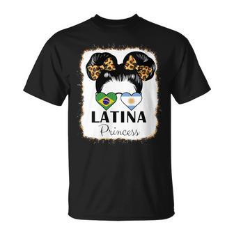 Latina Princess Brazil And Argentina Girl Roots T-Shirt | Mazezy