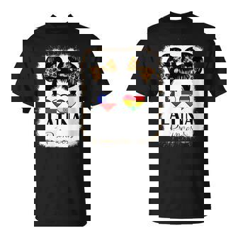 Latina Princess Chile And Bolivia Girl Hispanic Roots T-Shirt | Mazezy