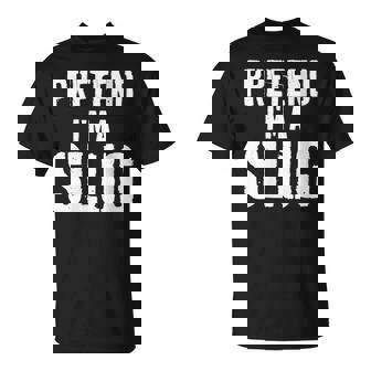 Lazy Easy Halloween Costume Pretend I'm A Slug T-Shirt | Mazezy