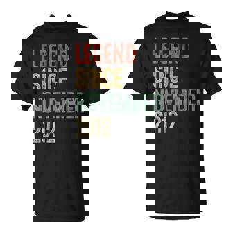 Legend November 2012 13Th Birthday Boy Girl 13 Year Old T-Shirt | Seseable CA