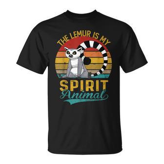 The Lemur Is Mypirit アニマルシャツ ファニーベンテージ キツネザル Tシャツ - Kawaiitshirt
