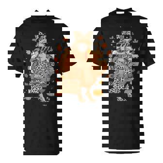 Leopard Turkey With Sunglasses Thanksgiving Women T-Shirt | Seseable FR