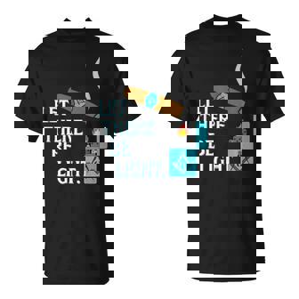 Let There Be Light Masonic Cigar Smoking Lounge Gear T-Shirt - Thegiftio