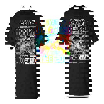 Level 7 Unlocked 7 Year Old Video Gamer 7Th Birthday T-Shirt - Thegiftio