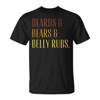 Lgbt Bear Dilf Muscle Daddy Gay Bear & Cub Pride T-Shirt | Mazezy