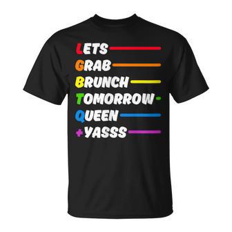 LGBTQ Pride Brunch Lovers Rainbow Equality T-Shirt | Mazezy