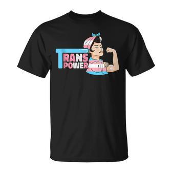 Lgbtq Transgénero Poder Igualdad Tong Orgullo Trans In Mangas Camiseta unisex - Regaloses