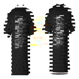 Libro Arte Abstracto Dibujo Pintura Libro Gráfico Camiseta unisex - Regaloses