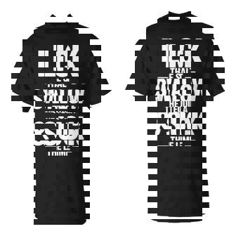 Lick Salt Swallow Tequila Suck Lime Drinking T-Shirt | Mazezy