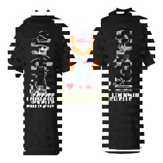 Liechtenstein Flag Teddy Bear I Love Liechtenstein T-Shirt | Mazezy