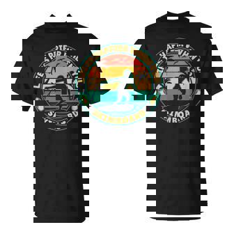 Life Is Happier When You Skimboard Skimboarding Surfer T-Shirt | Mazezy