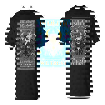 Lilith Goddess Floral Tarot Card In Lilith We Trust T-Shirt | Mazezy