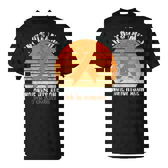 Limb Loss Awareness Support Retro Limb Loss Orange Ribbon T-Shirt | Seseable CA