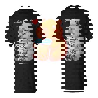 Lindas Niñas Capybara Pijamas Pijamas Niña Niños Adolescentes Kawaii Anime Camiseta unisex - Regaloses