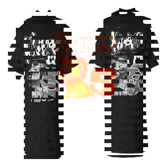 Lion 5th Birthday Roar Party Safari Jungle Zoo Adventure T-Shirt | Mazezy