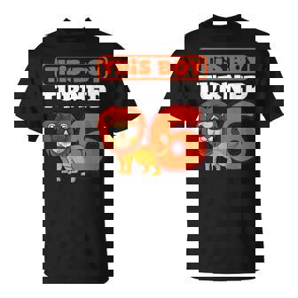 Lion 6th Birthday Boy Party Wildlife Jungle Zoo Adventure T-Shirt | Mazezy