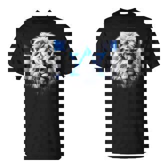 Lion Of Judah Jewish Pride Israel Flag Strength Unity T-Shirt | Seseable CA