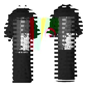 Lithuania Algeria Half Flag Lithuanian Algerian Heritage T-Shirt | Mazezy