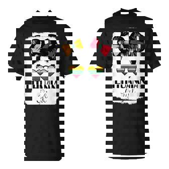 Lithuanian Girl Lithuania Flag Roots Pride Heritage Tank Top T-Shirt | Mazezy