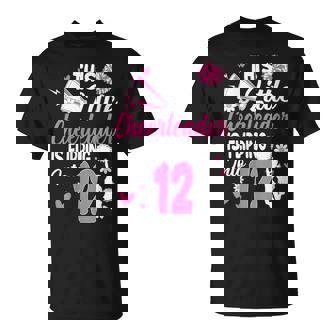 This Little Cheerleader Is Flipping Into 12 Year Old Bday T-Shirt | Mazezy