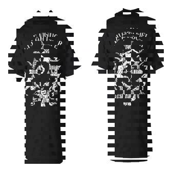 Live Laugh Lucifer ホラー サタン 悪魔 悪魔 悪魔 ヤギ Tシャツ - Kawaiitshirt