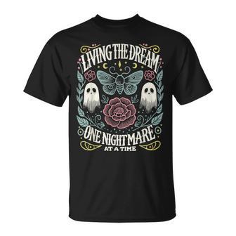 Living The Dream One Nightmare At The Time Halloween T-Shirt - Thegiftio