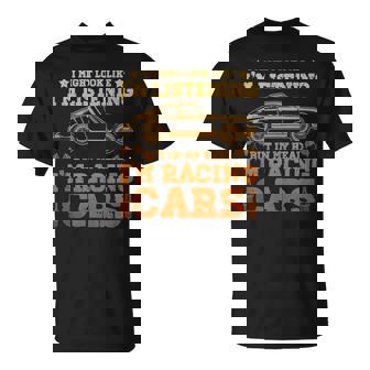 I Might Look Like Im Listening But In My Head Im Racing Cars Tank Top T-Shirt | Mazezy