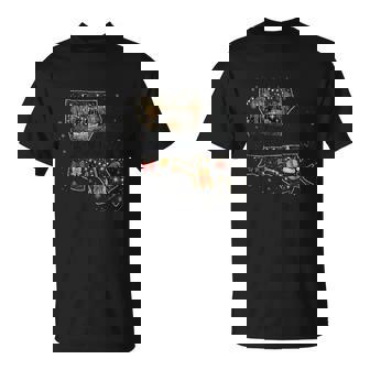 Louisiana State Christmas Riverboat Lights Tshirt T-Shirt | Mazezy